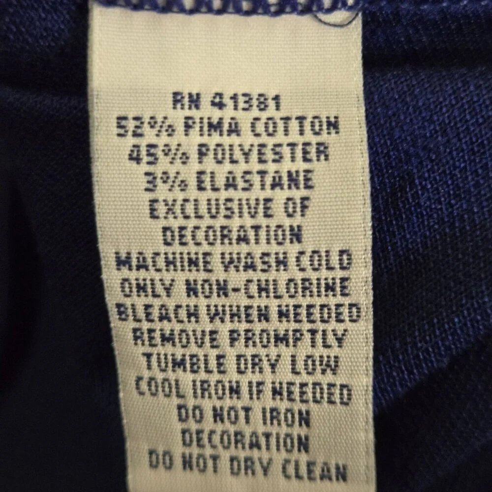 Polo Ralph Lauren Golf Long Sleeve Navy Large Polo Pony Golf Jersey Size M